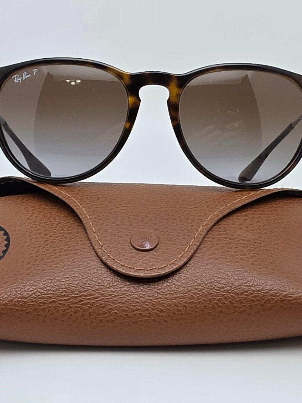 Ray-Ban RB4171 710/T5 Erika Havana Frame Polarized Brown Lens Sunglasses w/ Case